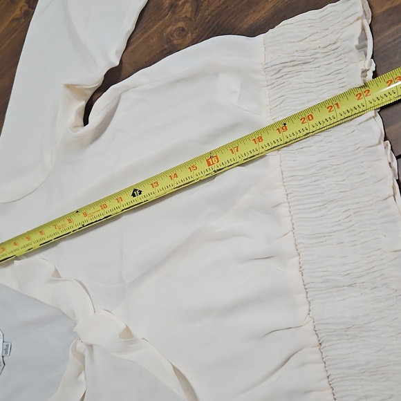 Counterparts Cream Ruffle Blouse - Picture 6 of 11